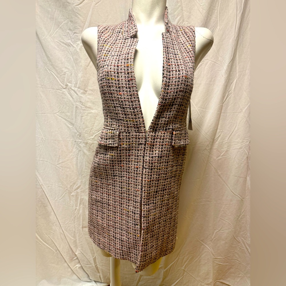 Zara NWT Vest Dress. Size XS